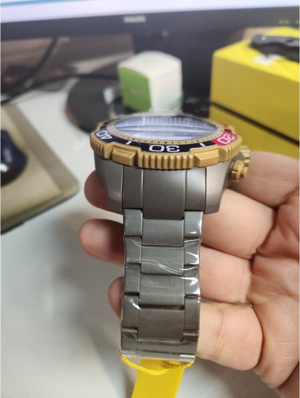 Invicta TI-22 Kaiju Men's Watch - 65mm, Titanium (49488) - Picture 3 of 6